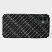 ミリタリースタイルガンカモフラージュGIライフルクールグレー Case-Mate iPhoneケース (裏面(横))