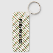 ミリタリースタイルガンカモフラージュGIライフルクールホワイト キーホルダー (裏面)