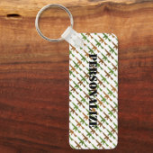 ミリタリースタイルガンカモフラージュGIライフルクールホワイト キーホルダー (正面)