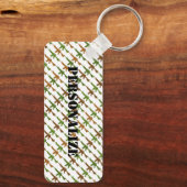 ミリタリースタイルガンカモフラージュGIライフルクールホワイト キーホルダー (裏面)