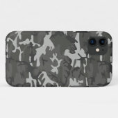 ミリタリースタイル アーバン カモフラージュ Case-Mate iPhoneケース (裏面(横))
