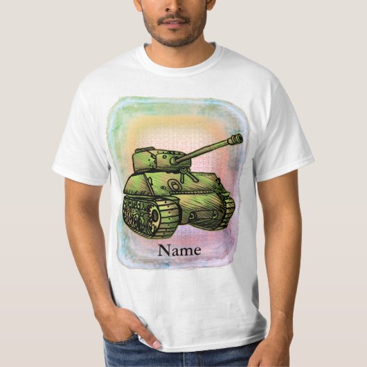 ミリタリータンクTシャツ Tシャツ (正面)