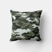 ミリタリー迷彩柄装飾用クッション。 クッション (裏面)