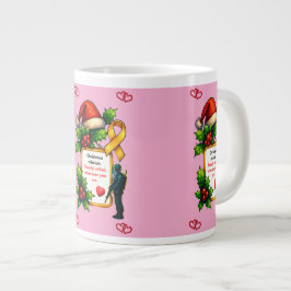 ミリタリー クリスマス ファミリーマッチング – キリスト ジャンボコーヒーマグカップ