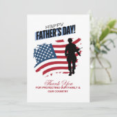 ミリタリー ファーザーズ デー カード (スタンド正面)