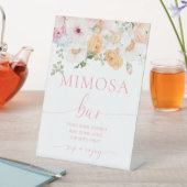 ミリフローラブライダルシャワーミモサバー標識 台座サイン (インサイチュ)