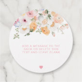 ミリフローラ赤ちゃんシャワーありがとう フェイバータグ (裏面)