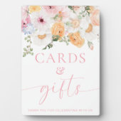 ミリリーフローラカードとギフトのサイン フォトプラーク (正面)