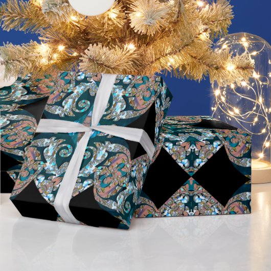 ミリロイスクリスマスバロック様式 ラッピングペーパー (クリスマス)