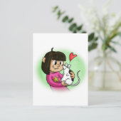 ミリーとカップケーキ ポストカード (スタンド正面)