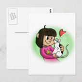 ミリーとカップケーキ ポストカード (正面/裏面)