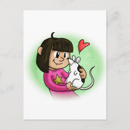 ミリーとカップケーキ ポストカード (正面)