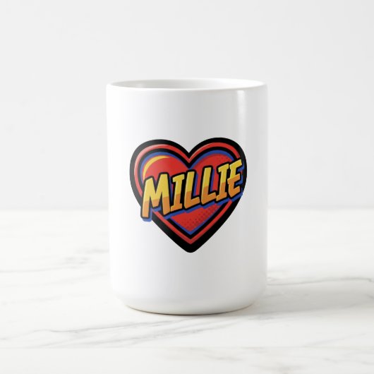 ミリーを愛して コーヒーマグカップ (中央)