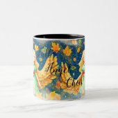 ミリーザエンジェルコーヒーマグ ツートーンマグカップ (中央)