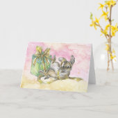 ミリー恋しく思ノートカード カード (黄色い花)