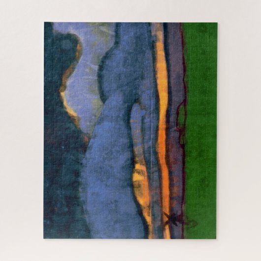 ミルを使用した湿地の風景 | Emil Node | ジグソーパズル (縦)