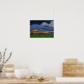 ミルを使用した湿地の風景 | Emil Node | ポスター (キッチン)