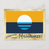ミルウォーキーからの挨拶 ポストカード (正面)