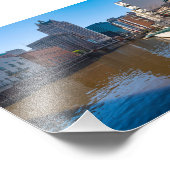 ミルウォーキーのキルボーン通りからのリバーフロント フォトプリント            (角)