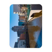 ミルウォーキーのキルボーン通りからのリバーフロント マグネット (縦)