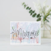 ミルウォーキーのグリーティングカード ポストカード (スタンド正面)