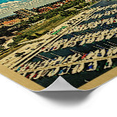 ミルウォーキーのポスターヴィンテージ旅行ウィスコンシン ポスター (角)