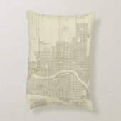 ミルウォーキーの地図 アクセントクッション (裏面(縦))