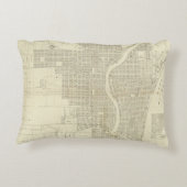 ミルウォーキーの地図 アクセントクッション (裏面)