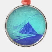 ミルウォーキーの美術館 メタルオーナメント (正面)