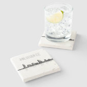 ミルウォーキーのWISCONSONのスカイライン ストーンコースター (横)