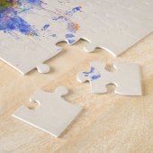 ミルウォーキーウィスコンシンのスカイラインの都市景観 ジグソーパズル (側面)