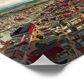 ミルウォーキーウィスコンシンのパノラマビュー ポスター (角)