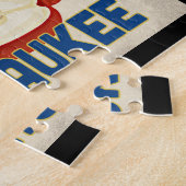 ミルウォーキーウィスコンシンアップル – ヴィンテージトラベル ジグソーパズル (側面)