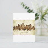 ミルウォーキーウィスコンシンシティスケープ シーズンポストカード (スタンド正面)