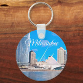 ミルウォーキーウィスコンシンスカイライン キーホルダー (正面)