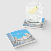 ミルウォーキーウィスコンシンスカイライン ストーンコースター (横)