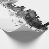 ミルウォーキーウィスコンシンスカイライン ラッピングペーパー (角)