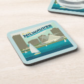 ミルウォーキーウィスコンシンハーバー | Brew City コースター (左側)