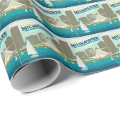 ミルウォーキーウィスコンシンハーバー | Brew City ラッピングペーパー (ロールコーナー)