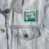 ミルウォーキーウィスコンシンハーバー | Brew City 缶バッジ (インサイチュ)