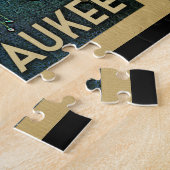 ミルウォーキーウィスコンシンヴィンテージトラベル ジグソーパズル (側面)