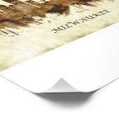 ミルウォーキーウィスコンシン街並み フォトプリント            (角)