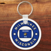 ミルウォーキーウィスコンシン キーホルダー (正面)