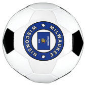 ミルウォーキーウィスコンシン サッカーボール (回転)