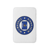 ミルウォーキーウィスコンシン バスマット (正面縦)