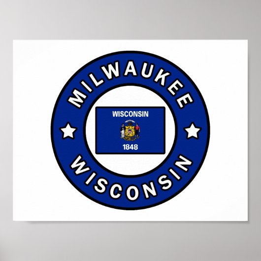ミルウォーキーウィスコンシン ポスター (正面)