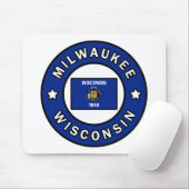 ミルウォーキーウィスコンシン マウスパッド (マウス)