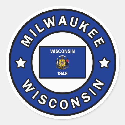 ミルウォーキーウィスコンシン ラウンドシール (正面)