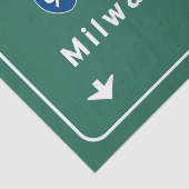 ミルウォーキーウィスコンシンwiの州間幹線道路の高速道路 薄葉紙 (詳細)