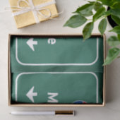 ミルウォーキーウィスコンシンwiの州間幹線道路の高速道路 薄葉紙 (ギフト)